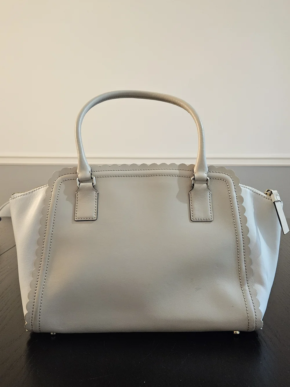 Kate Spade Cream Scalloped Handbag